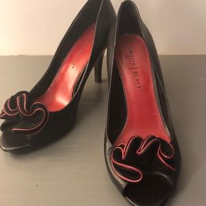 Black and red White House Black Market heels